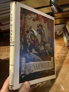 Rip Van Winkle Illustrated By NC Wyeth Dust Jacket 1921 Washington Irving - Picture 1 of 13