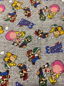 MARIO BROTHER’S COTTON FABRIC FQ - Picture 1 of 7