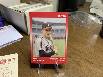 1989 Star Beau Allred #154 Canton-Akron Indians Baseball Card - Image 1 of 2