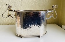 Emilia Castillo Vintage Silver Plate Ice Bucket Monkey Motif Never Used Mint!