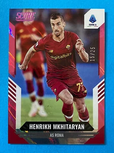 Panini Serie A Score 2021-22 2022 Parallel Pink Lava 15/25 Mkhitaryan ROMA - Foto 1 di 1