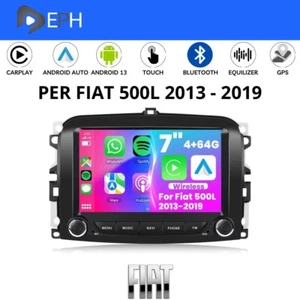7” Autoradio Android 13 per Fiat 500L 2013-2019 Navigatore Carplay 4+64GB Wi-Fi - Foto 1 di 24