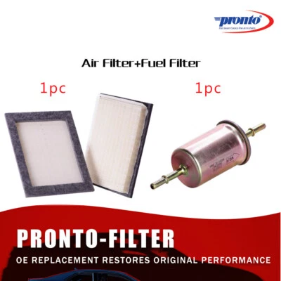 Juego de 2 filtros de aire Pronto + filtro de combustible para Lincoln Navigator V8 2005-2006 5,4 L Foto 1 de 4