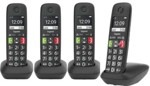 Gigaset E290 QUATTRO-SET ,  Senioren Telefon mit 4 schnurlosen Mobilteilen - Bild 1 von 1