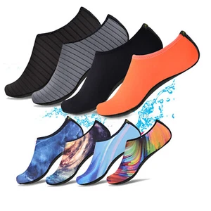 JACKSHIBO Wasserschuhe Aquaschuhe Schwimmschuhe Badeschuhe Sport Tauchen Socken - Bild 1 von 21