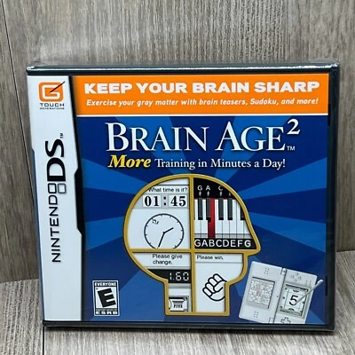 2007 Brain Age 2: More Training in Minutes a Day-Nintendo DS Touch Generations - Image 1 of 4