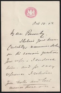 1902 WAR OFFICE Letter General Sir Thomas Kelly-Kenny to Kings Private Secretary - Picture 1 of 2