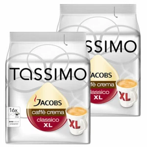 TASSIMO JACOBS Caffè Crema Classico XL,Kaffee, KAPSEL, Röstkaffee, 2x16 T-DISCS - Bild 1 von 2