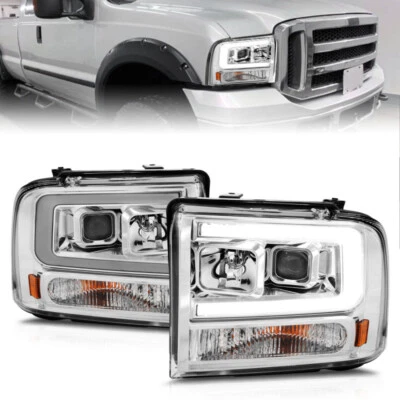Faros proyectores ANZO para 99-04 Ford F250/F350/F450/Excursion (excl 99) Foto 1 de 4