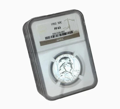 COMPLETE 1952 PROOF SET GRADED (PF63+ NGC) - Image 1 of 4