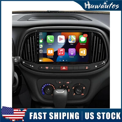 For Dodge RAM Promaster City 2015-2021 Wireless Carplay Car Radio Stereo GPS Nav Foto 1 de 4