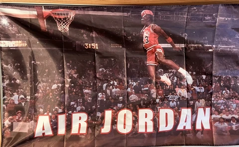 Michael Jordan #23 AIR JORDAN Chicago Bulls (3’x5’) Flags Cover