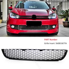 Black Front Lower Bumper Mesh Grille Honeycomb for 2009-2013 VW Golf/jetta Mk6