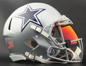 DALLAS COWBOYS NFL Football Helmet with Oakley TORCH Visor / Eye Shield - Picture 1 of 5