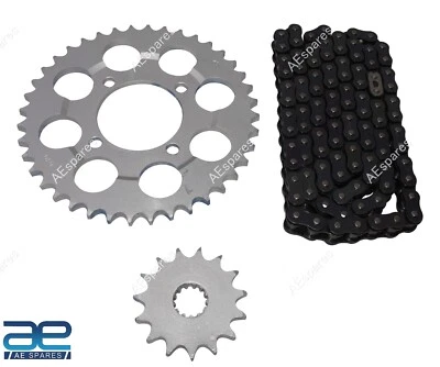 KIT PIÑÓN CADENA PARA YAMAHA RD350 15T 40T 94 PASO ESLABÓN 250 400 R5 XS360 AE Foto 1 de 4