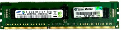 Samsung 4GB 1Rx4 PC3-10600R M393B5270DH0-CH9 DDR3 RDIMM - SERVER RAM - Image 1 of 3