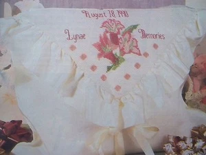 Foral Enzian Hochzeit Andenken personalisieren OOP Kreuzstich MUSTER (X) - Bild 1 von 1