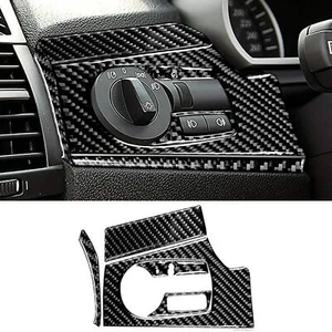 4pcs Carbon Fiber Button Cover Trim Fits for BMW Z4 E85 2003-2008 - Bild 1 von 4