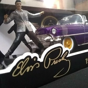 Elvis Presley 1956 Cadillac Eldorado 1:24 Scale Die Cast and Figure (Jada 30985) - Picture 1 of 11