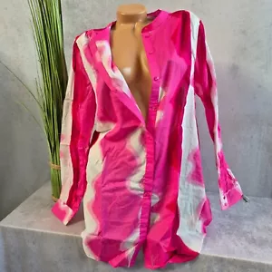 Aniston Damen Bluse Tunika Shirt Long pink gemustert Gr. 36 bis 46 (2 823) NEU - Bild 1 von 8