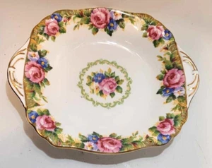 Paragon Doble Garantía Tapiz Rosa Bon Bon Plato Caramelo Cuenco Plato para servir 6" - Imagen 1 de 2