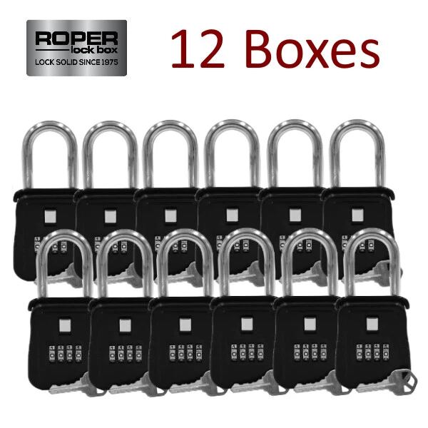 Roper 4-Digit Numeric Lock Box - Black (S4NLB)