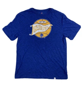 Golden State Warriors T-Shirt Mens Size Large NBA Basketball Blue Gold L Curry - Picture 1 of 5