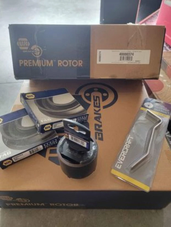 Premium Rear Brake Rotors & Seals - 2014- 2017 Ford Super Duty F350, 450, 550 - Imagem 1 de 1