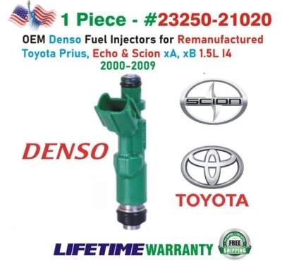 Оригинальная топливная форсунка Denso x1 для Toyota Prius Echo 2000-2009 годов выпуска, Scion XA XB 1,5 л i4 - Изображение 1 из 4