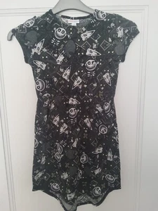 Lularoe Disney Mae Dress Jack Skellington Nightmare Before Christmas Size 10 - Picture 1 of 4