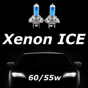 Xenon ICE White Headlight Bulbs Dip/Main 60/55w H4 Headlamps - Picture 1 of 1