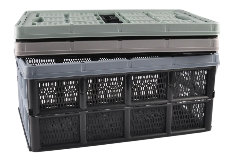 Klappbox Einkaufskorb Transportbox Aufbewahrungsbox Stapelbox Faltbox Klappkiste - Bild 1 von 1