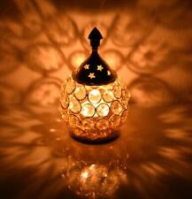 Akhand Diya Diyas Decorative Brass Crystal Oil Lamp (Small)