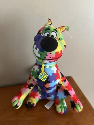 "Pieza de rompecabezas de peluche Scooby-Doo Autism Awareness - fábrica de juguetes de 9"" pulgadas - 2018" Foto 1 de 4