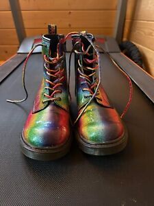 Dr Martins Size 5 Boots Rainbow Glitter (no longer sold by DM)