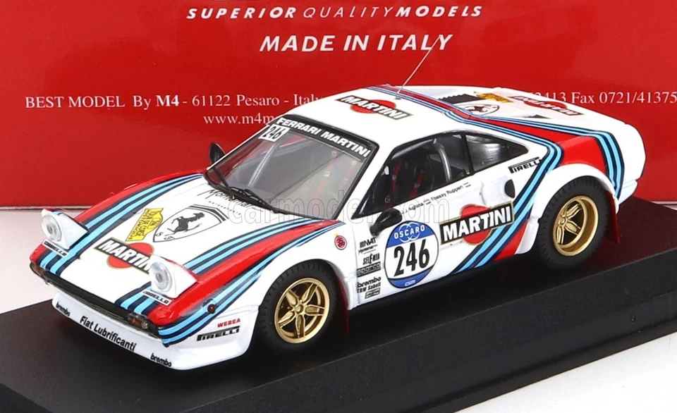 1 43 BEST Ferrari 308 Gtb #246 Rally Tour De Corse Historique 2012 Aghina BE9834