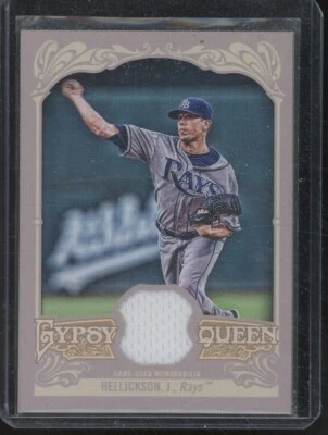 Topps Gypsy Queen Relics Jeremy Hellickson 2012 #GQR-JH Foto 1 de 2