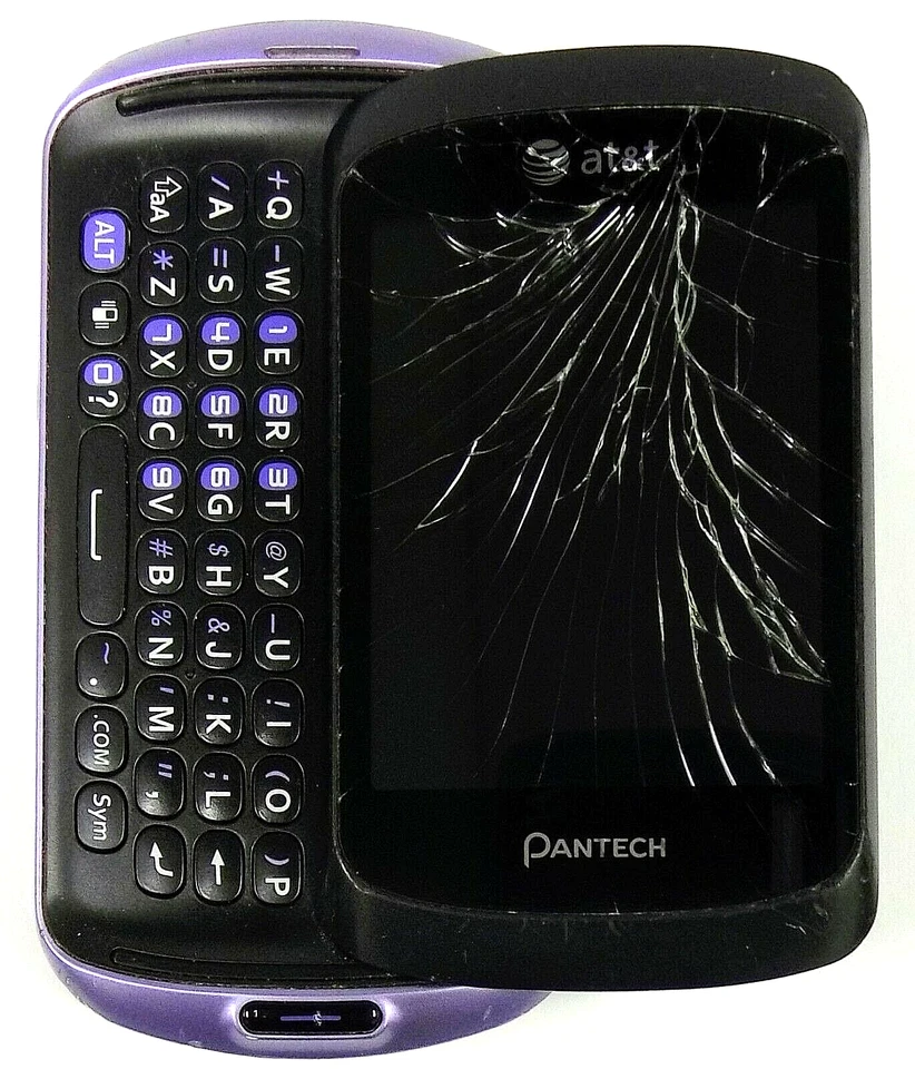 Teléfono celular raro Pantech Swift P6020 - lavanda/púrpura (AT&T) - LEER Foto 1 de 3