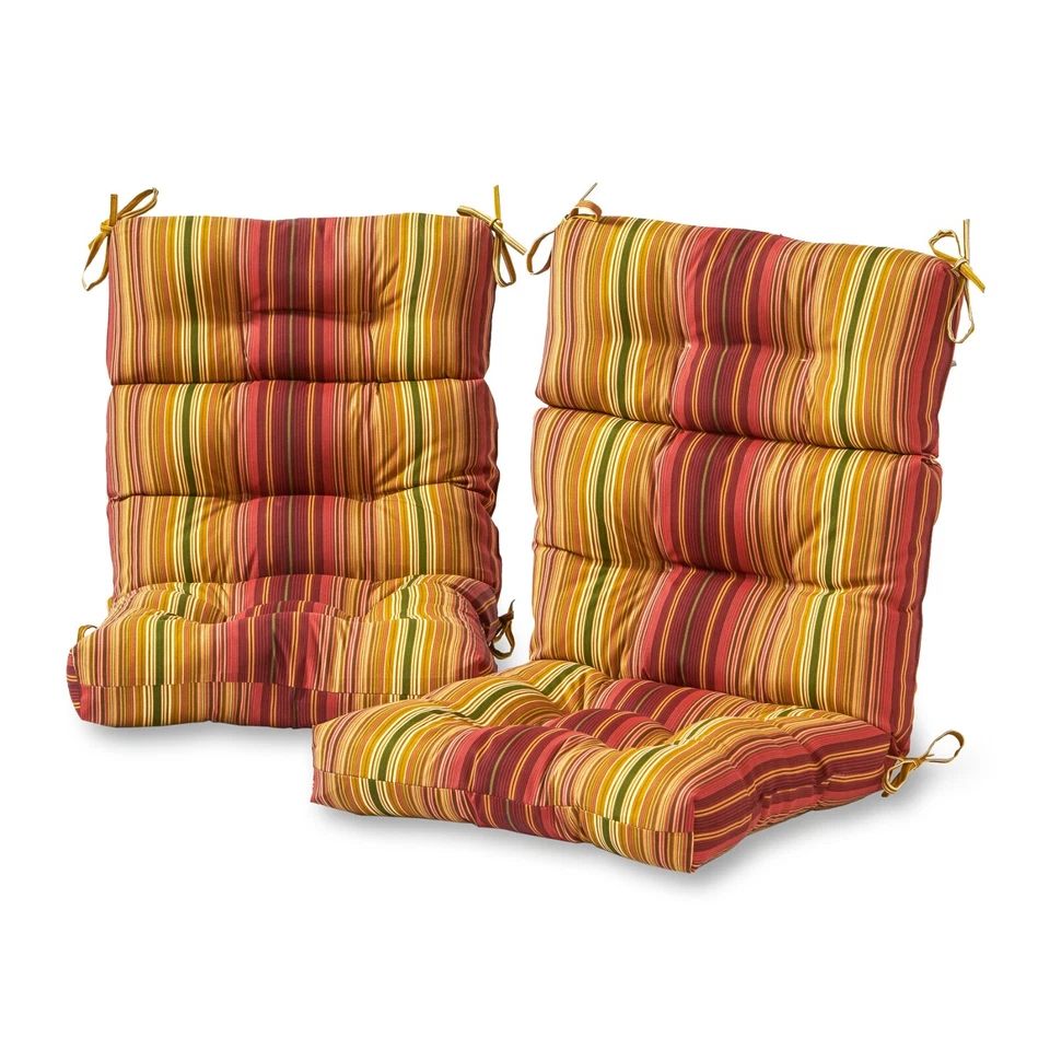 Outdoor Highback Chair Cushion Set - SET OF 2 - Image 1 of 1