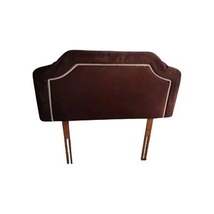 Brown velevet headboard - Picture 1 of 6