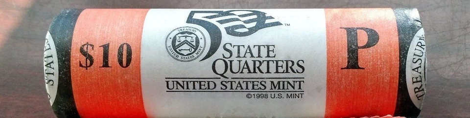 North Dakota 2006 State Quarter mint roll P - Image 1 of 1