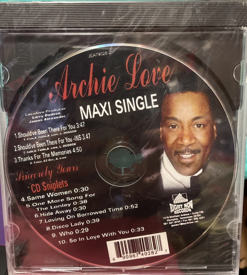 Archie Love Should’ve Been There For You (CD Maxi Single) NEW - Imagem 1 de 1
