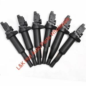 6 Set of Ignition Coils Fit BMW E82 F30 E90 E92 E93 X1 X3 X5 X6 135i 740i 328i - Picture 1 of 5