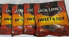 Jack Links Beef Jerky Sweet & Hot Lot 4-2.85oz bags 11.4 Oz Total Meat Snack New