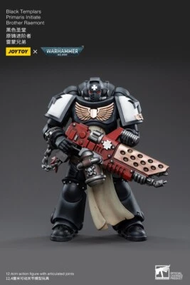 Brand New 1/18 Joytoy Black Templars Primaris Initiate Brother Raemont In Stock - Image 1 of 4