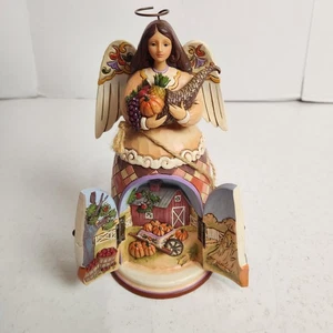 Jim Shore Beauty of the Harvest Hidden Scene Angel 4021136 Thanksgiving Fall - Picture 1 of 9