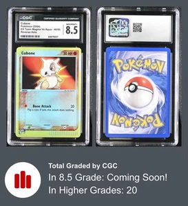 Cubone 40/95 Team Magma vs Team Aqua Reverse Holo 2004 CGC 8.5 NM/MINT+ - Picture 1 of 3