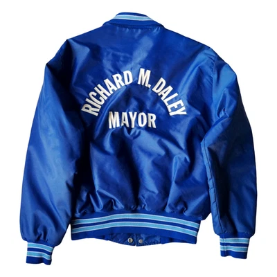 Vintage Chicago Jacket Mens Large 70s Mayor Richard Daley Delong Sportswear USA - Image 1 of 4