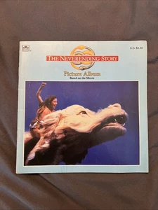 The Neverending Story Picture Album Based on the Movie Golden Book Vintage 1984 - Imagen 1 de 4