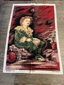 Nuevo sin etiquetas Toalla de té vintage cocina recuerdo cabaña irlandesa niño victoriano A32-9 # - Imagen 1 de 10